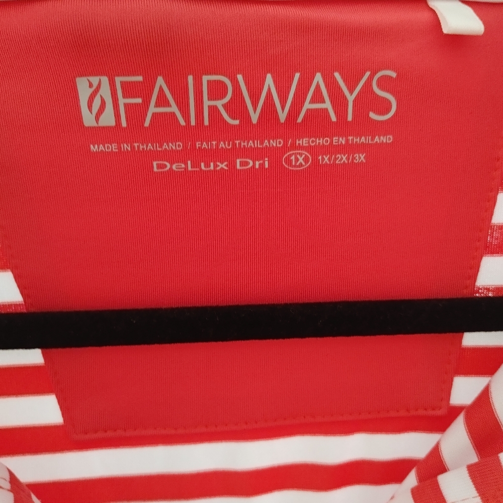 Fairways Sleeveless Polo Golf Shirt Size 1X - Picture 3 of 3